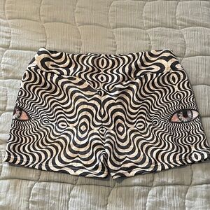 Psychedelic Patterned Shorts